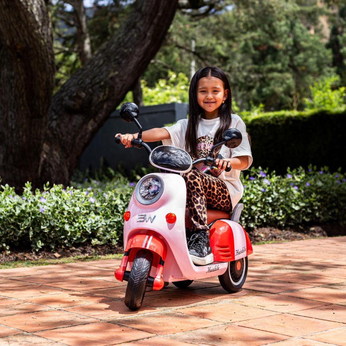 PRINSEL - Moto Carro Electrica Montables Niñas Luces Sonidos Vespa Prinsel