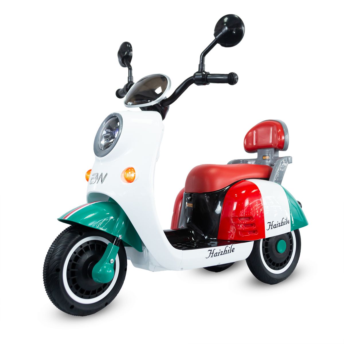 PRINSEL - Moto Electrica Recargable Ninos Ninas 2 - 5 años Luces Sonidos Vespa Prinsel