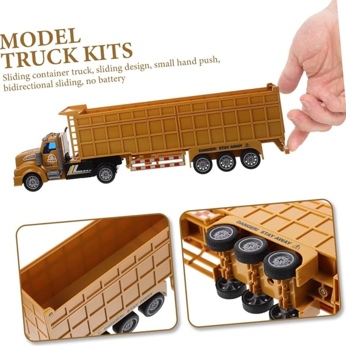 GENERICO - Tractomula a con control remoto recargable camion a control remoto