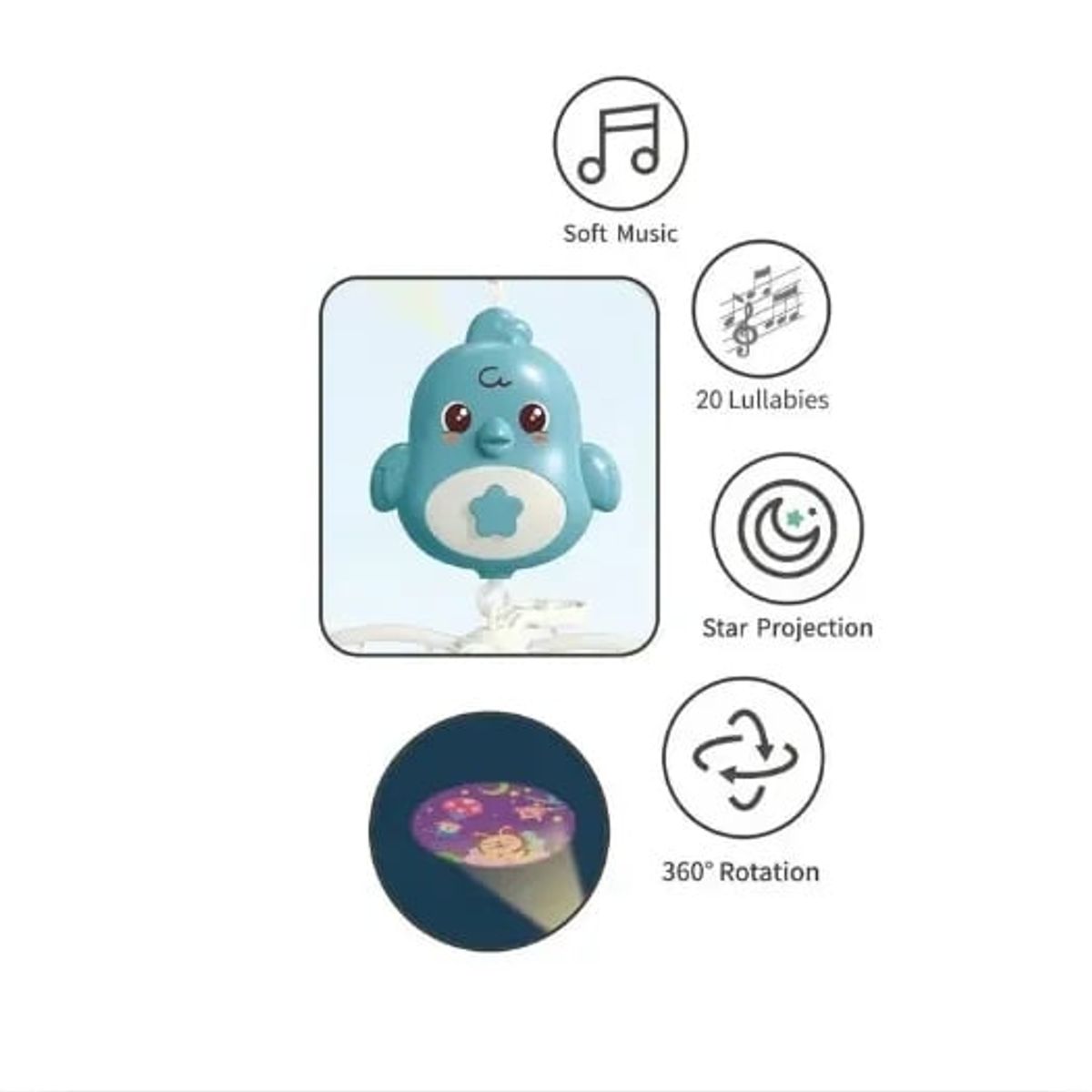 GENERICO - CAMPANA PARA BEBE 648A-68