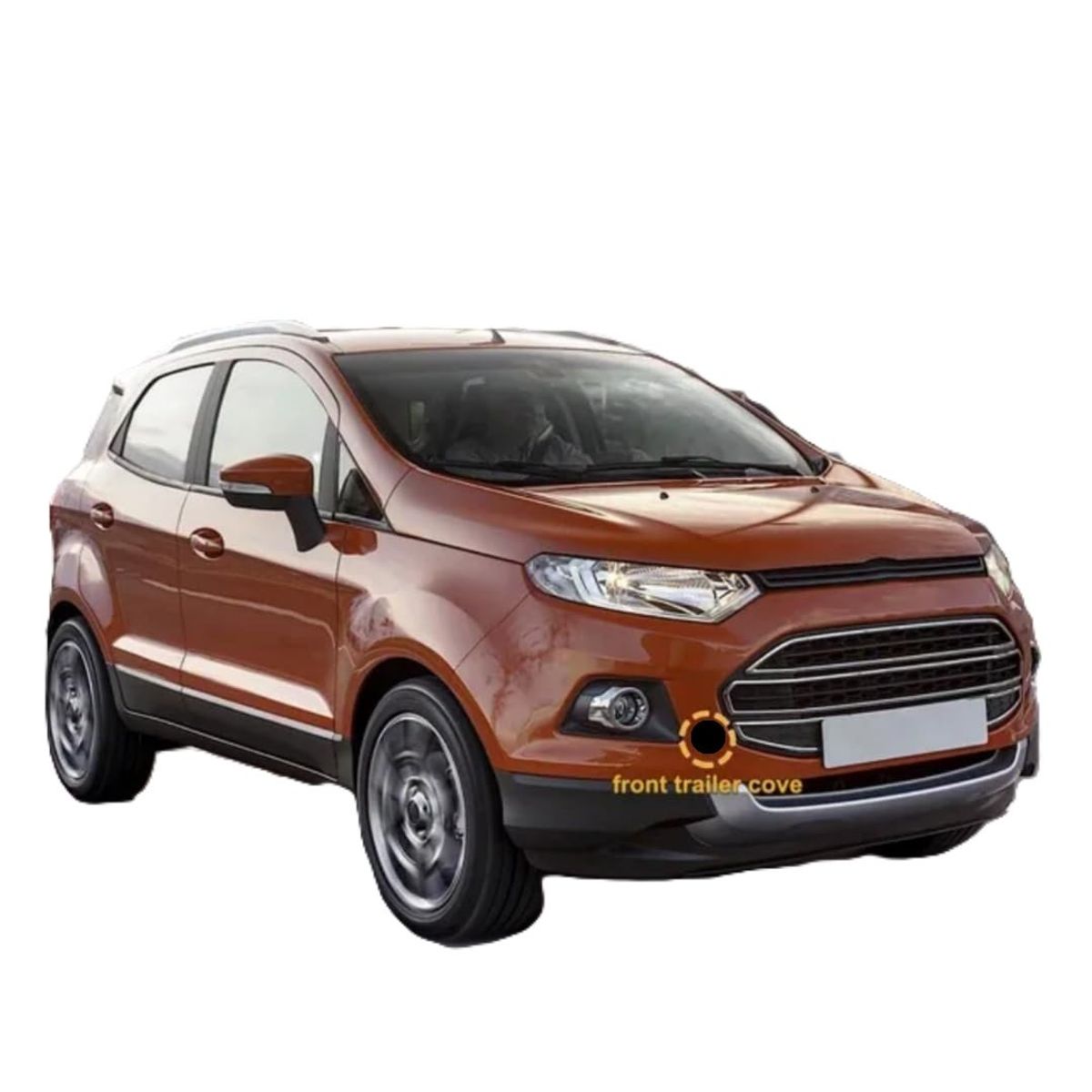 GENERICO - accesorios ford ecosport tapa gancho bomper delantero2013-17