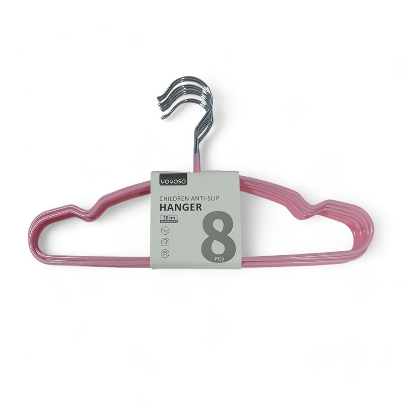 YOYOSO - GANCHO DE ROPA PARA  NIÑOS - ROSADO - 8UND