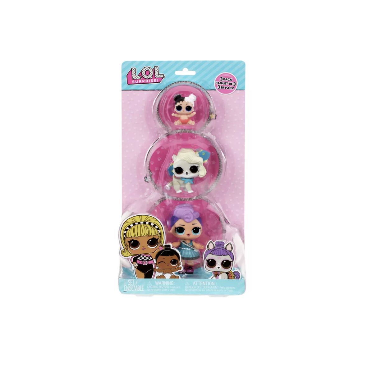 LOL SURPRISE - Muñeca LOL mascota y hermana sorpresa OPP Miss Punk