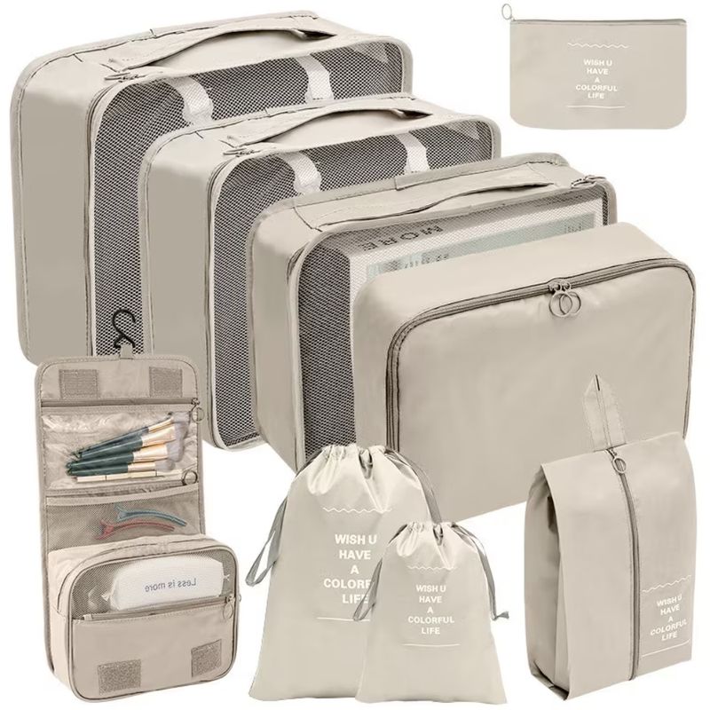 AMERICAN GENERICS - Organizador De Ropa Equipaje 11pcs Set Para Maleta De Viaje