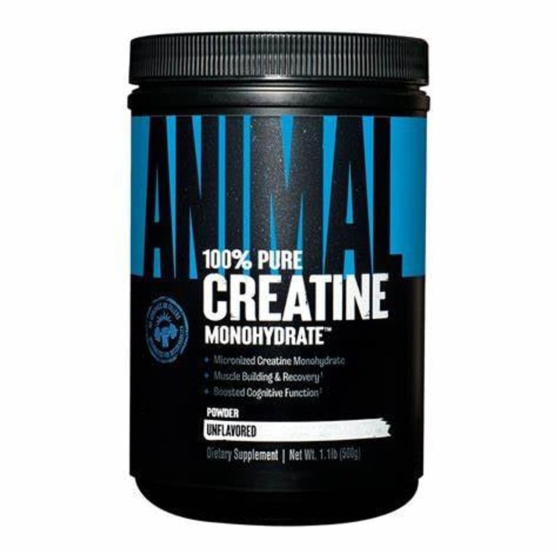UNIVERSAL - Creatina monohidratada Animal Universal 500gr 100 serv