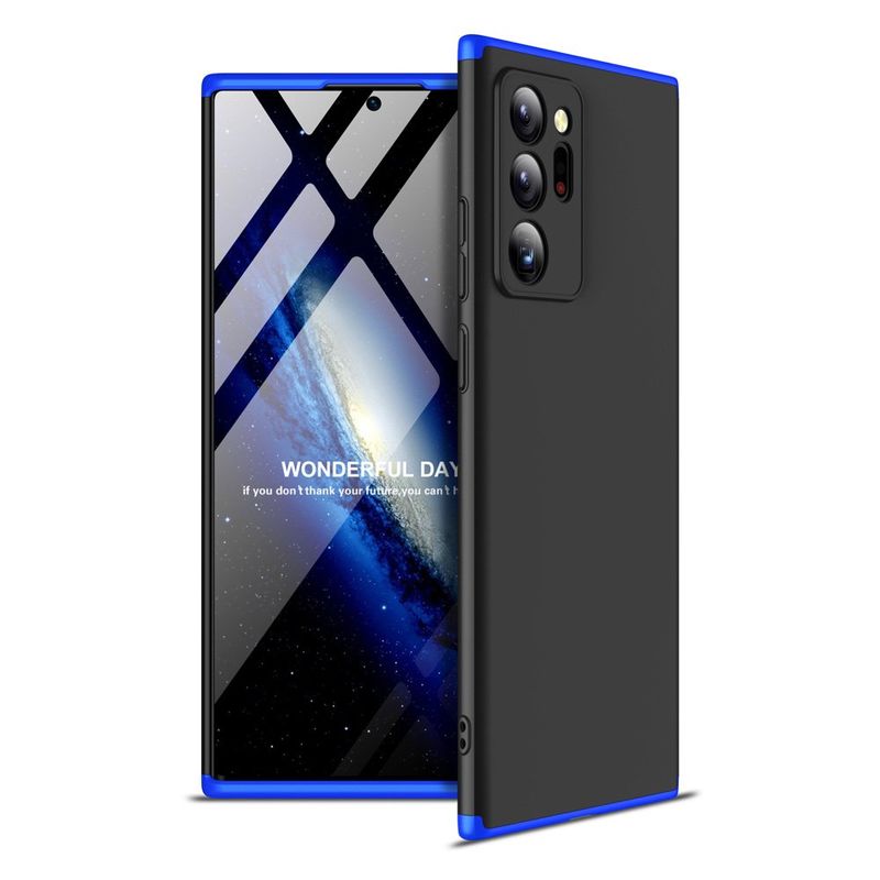 GENERICO - Funda Carcasa Estuche Protector Para Samsung Note 20 ultra Negro Azul