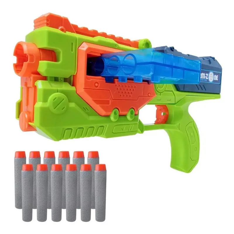 GENERICO - Pistola Lanza Dardos Nerf Multiples Juguete Niño Storm Verde