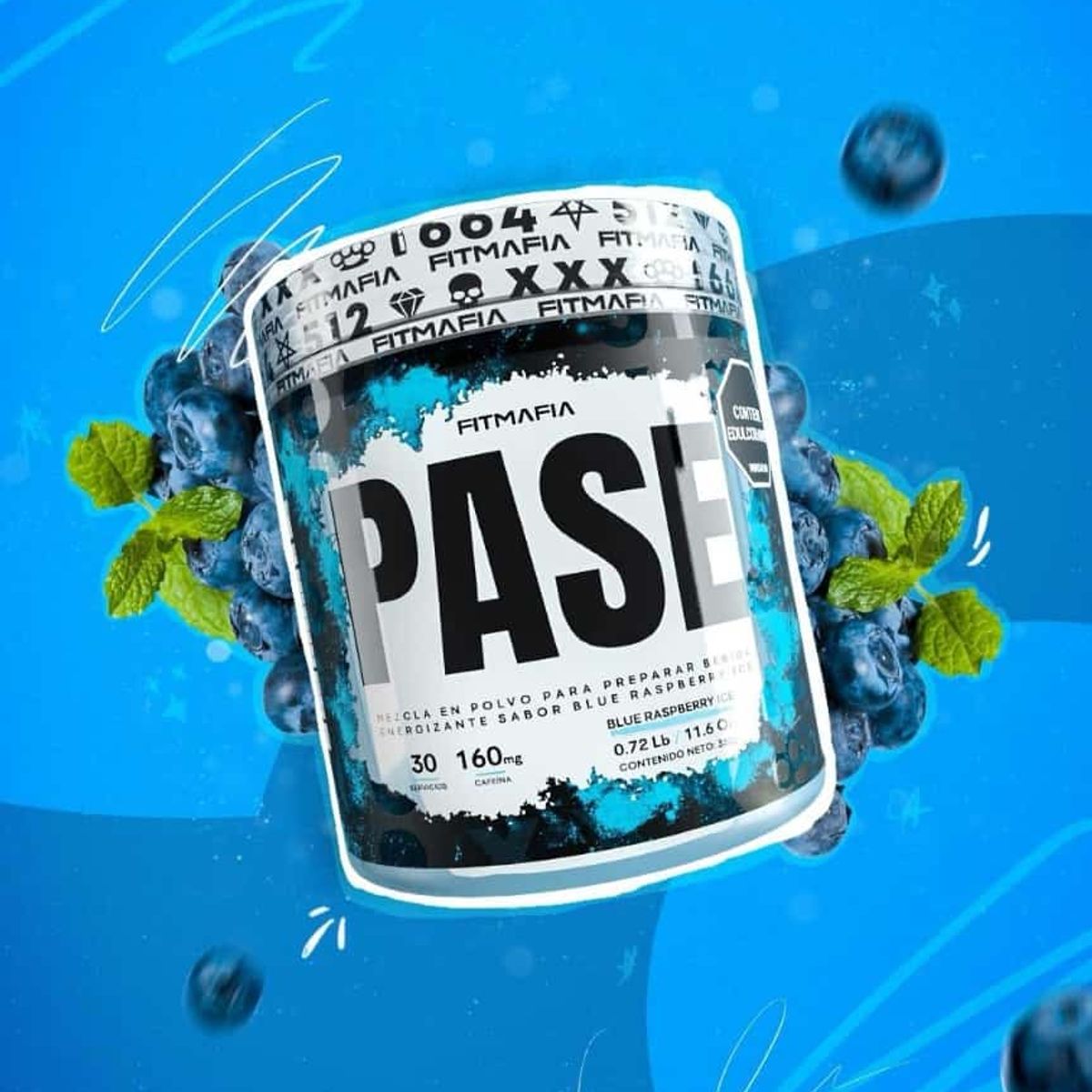 PROSCIENCE - PASE Pre-workout con Cafeina 330gr Fitmafia
