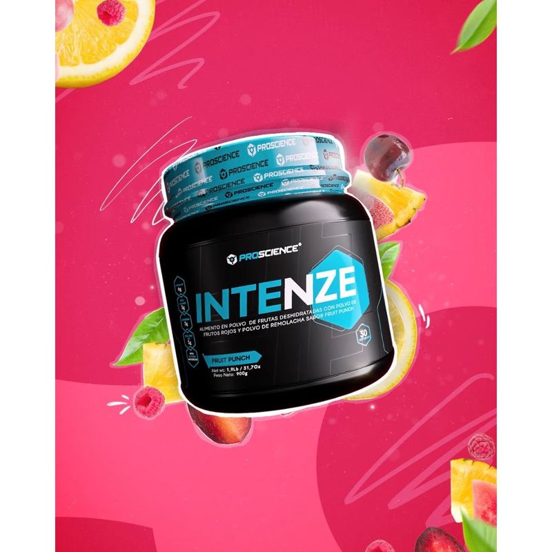 PROSCIENCE - Intenze Pre-workout 30 Serv. Proscience - Sabor fruitch punch