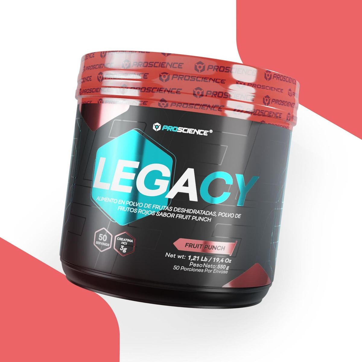 PROSCIENCE - Legacy Creatina HCL x50 Servicios Proscience FRUITCH PUNCH