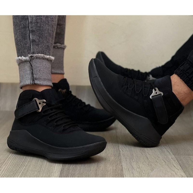 GENERICO - Tenis Negro Unisex Zapatillas Zapatos Lindos Moda Casual