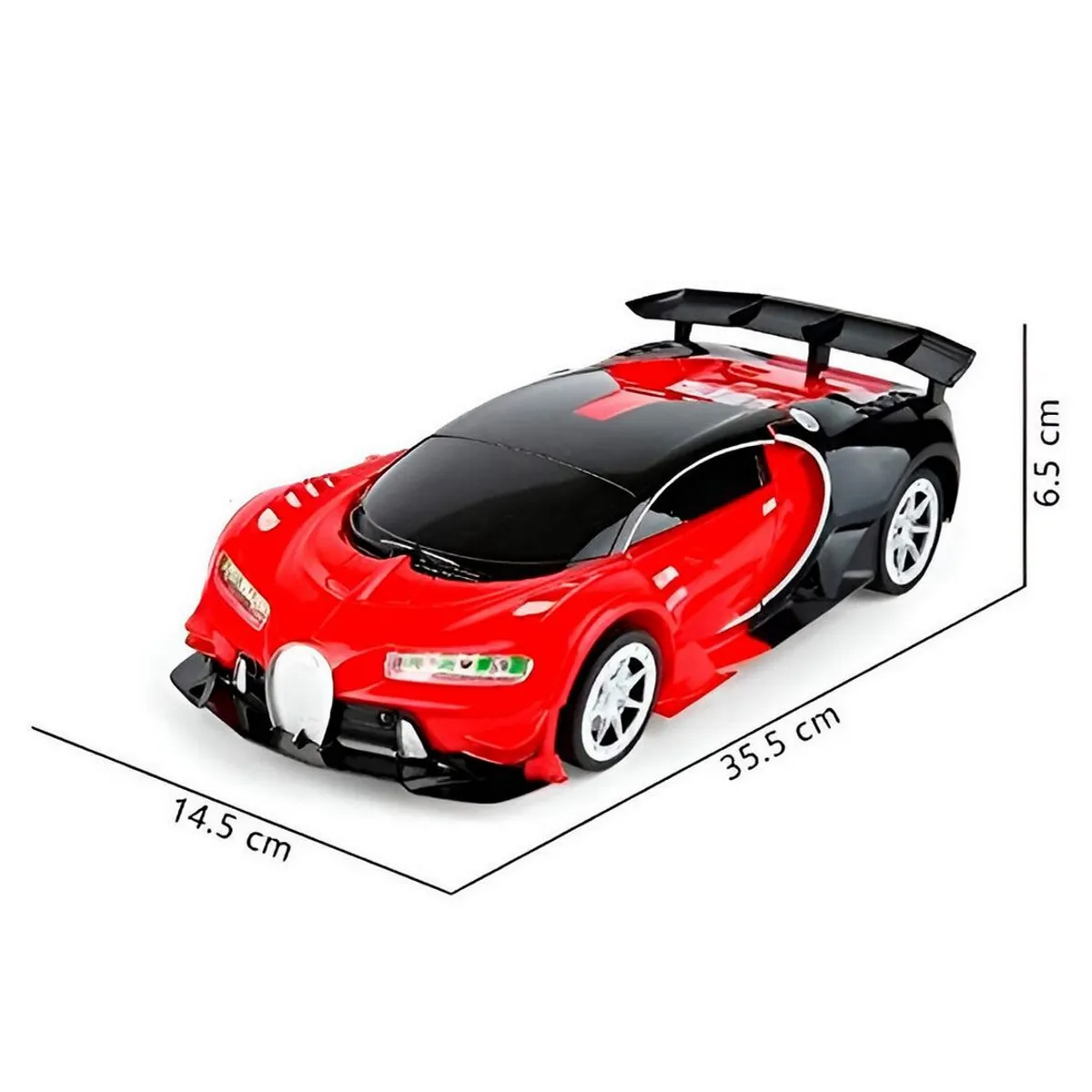 GENERICO - Carro Control Remoto Transformers En Robot Recargable Racing