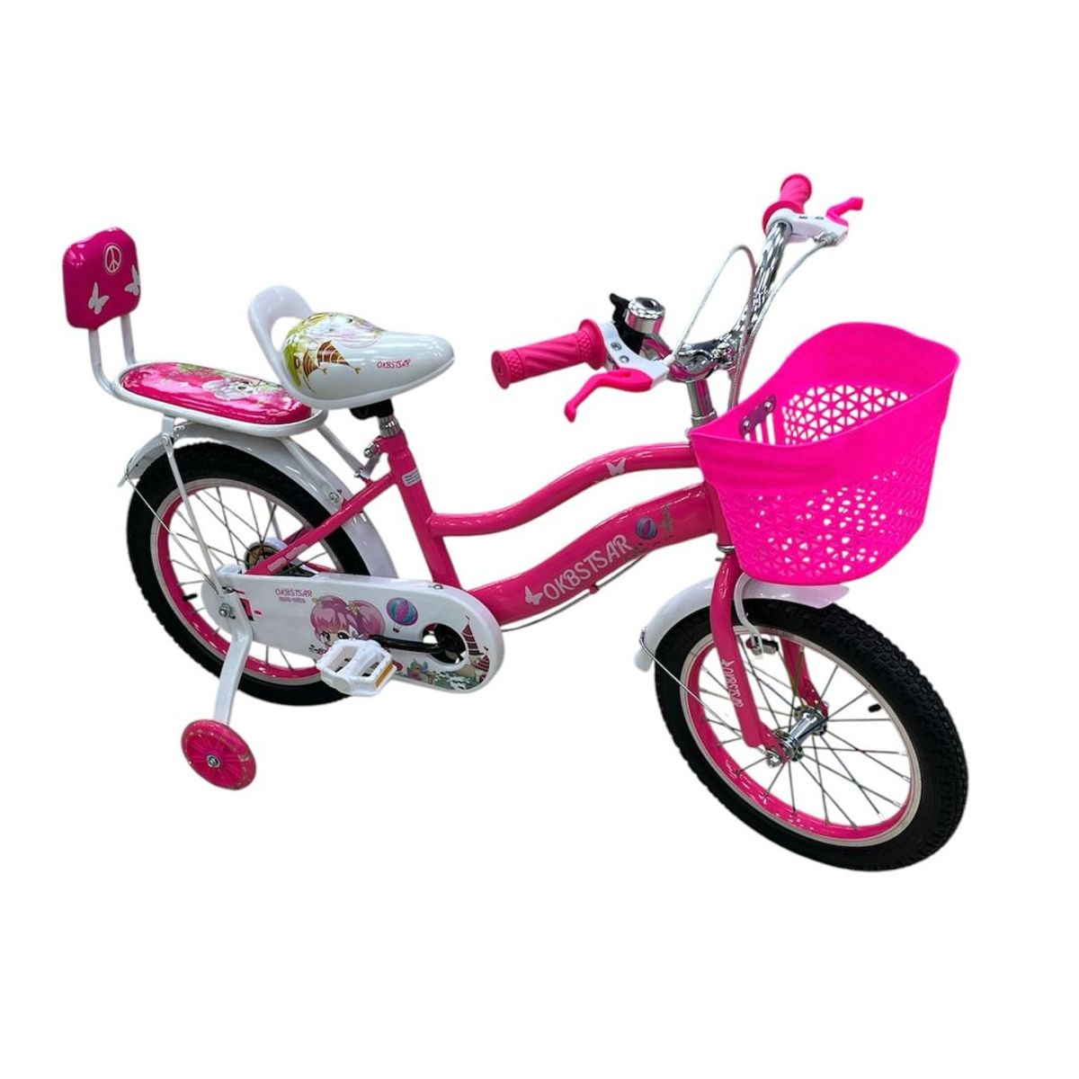 GTI - Bicicleta Infantil Con Canasta Para Niñas R16 Nueva Moderna
