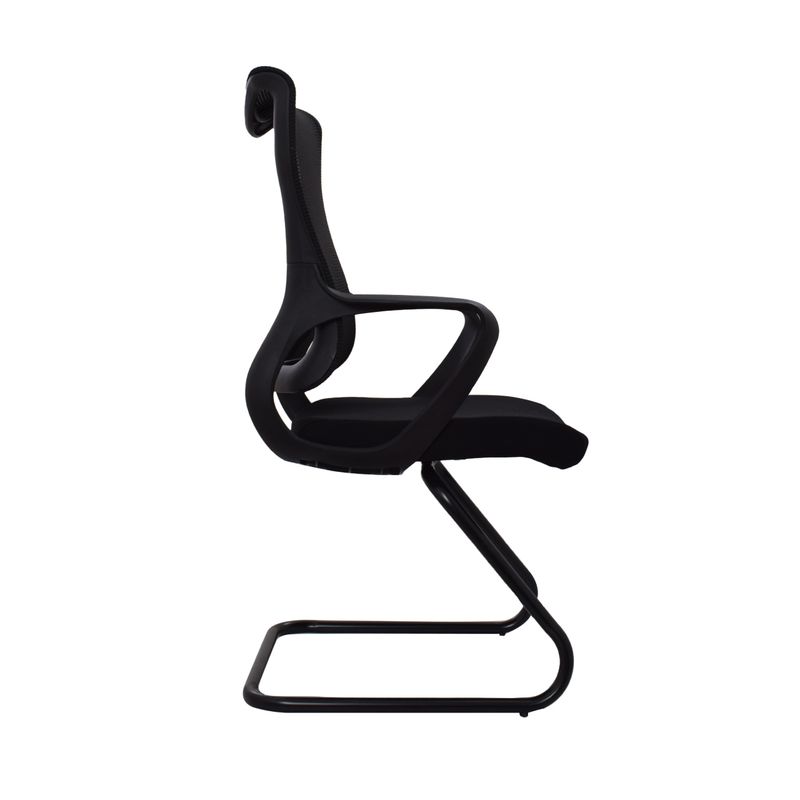 BONNO - Silla de Escritorio Rigs Interlocutora Negro Bonno