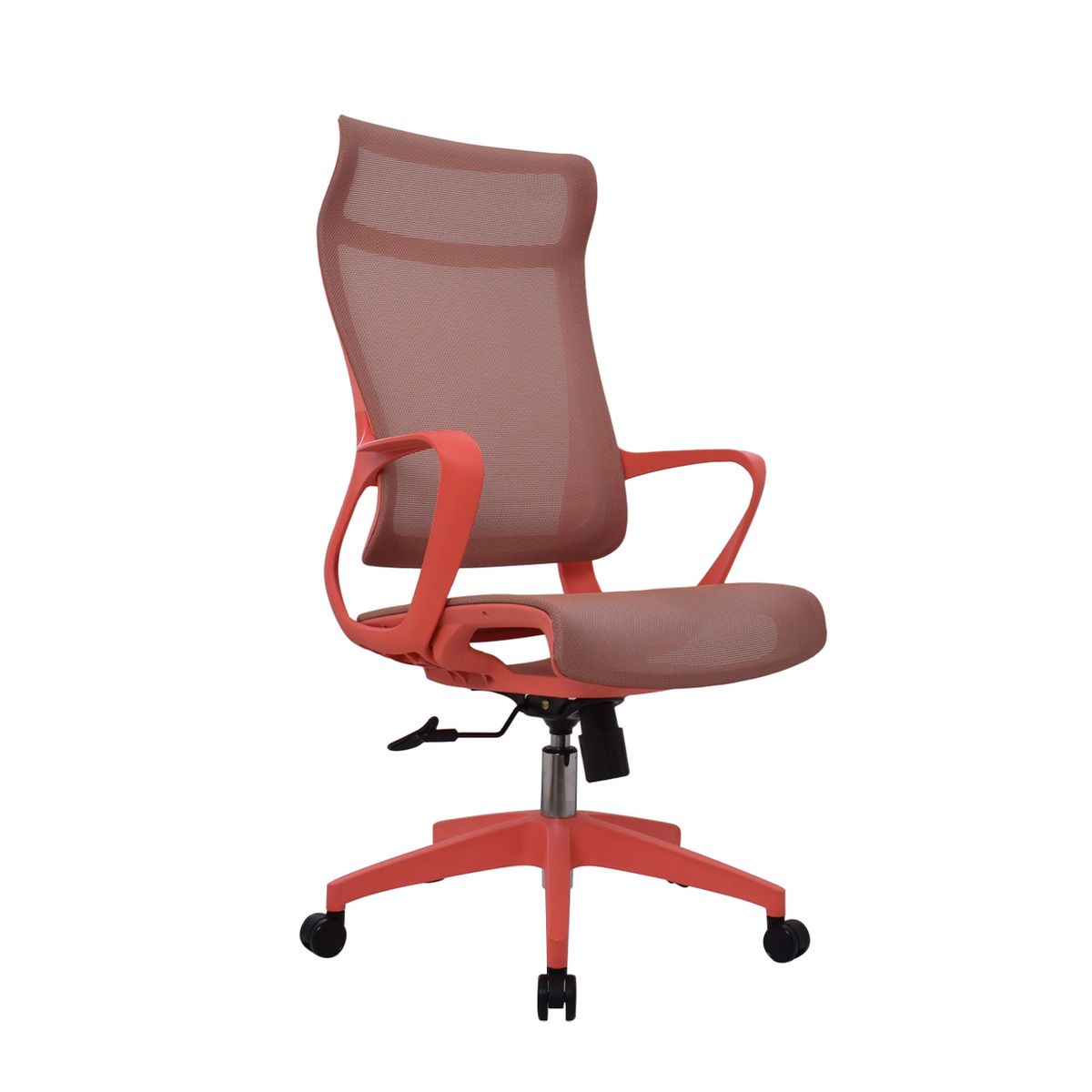 BONNO - Silla de Escritorio Rigs Full Malla Con Cabecero naranja Bonno