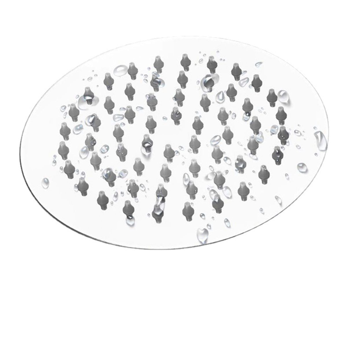 TRIPLE CLEAN - Ducha regadera de baño 25 cm diámetro en acero inoxidable