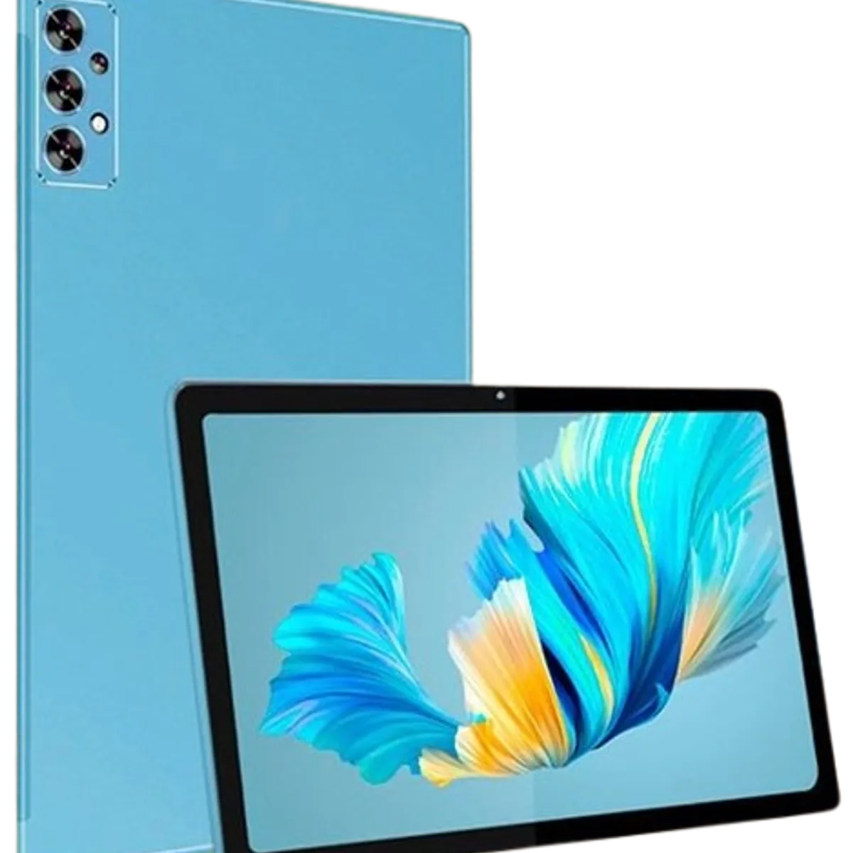 KRONO - Tablet 10 Pulgadas 4GB RAM Doble SIM Android 14 64GB + Audífonos Azul