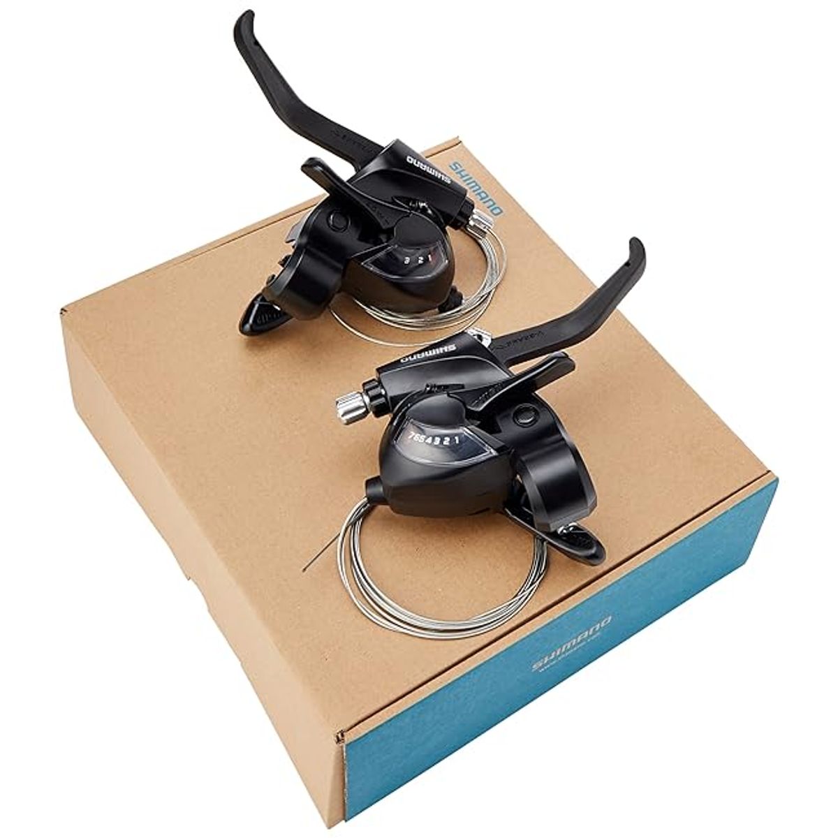 SHIMANO - Palancas Integrados Shimano Frenos Cambios 7 Vel Manilares