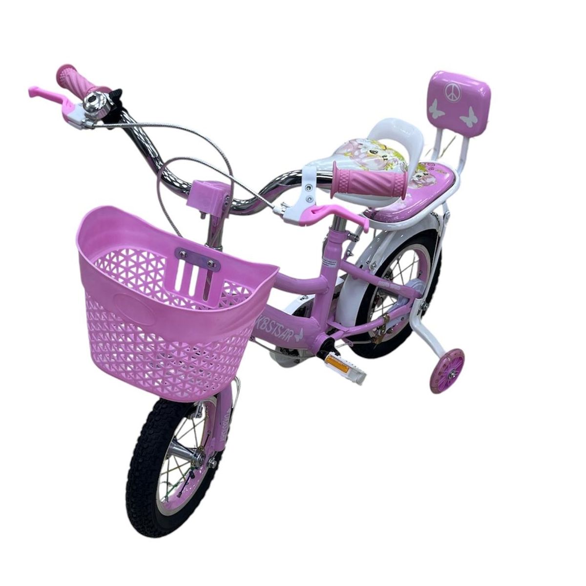 GTI - Bicicleta Infantil Con Canasta Rin 12 Niñas Nueva Y Moderna