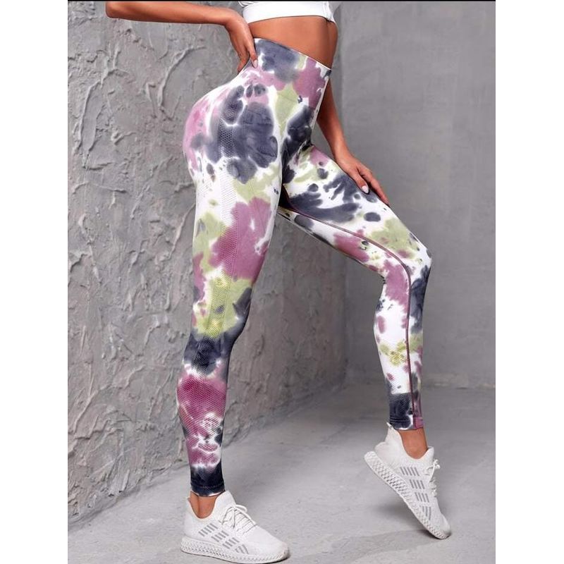 GENERICO - Leggings Licra Efecto PUSH UP TYE DYE_.