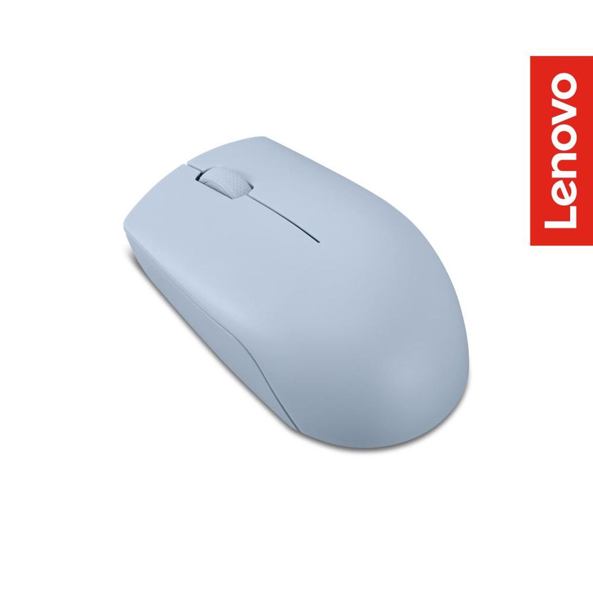LENOVO - Mouse Lenovo 300 Inalámbrico Compacto sin batería - Azul Marino