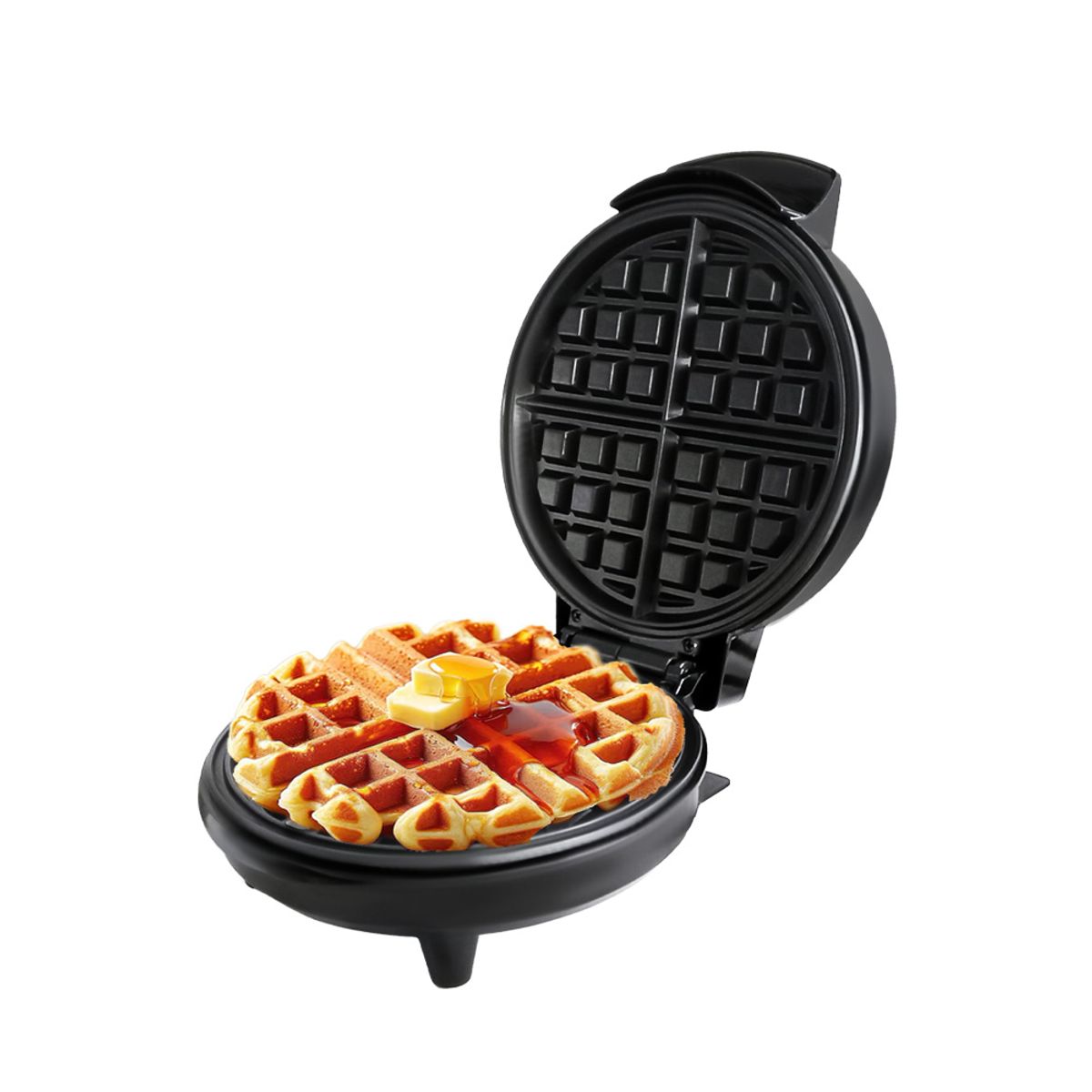 MERTEC - Waflera Mertec Antiadherente de Acero Inoxidable 4 Porciones