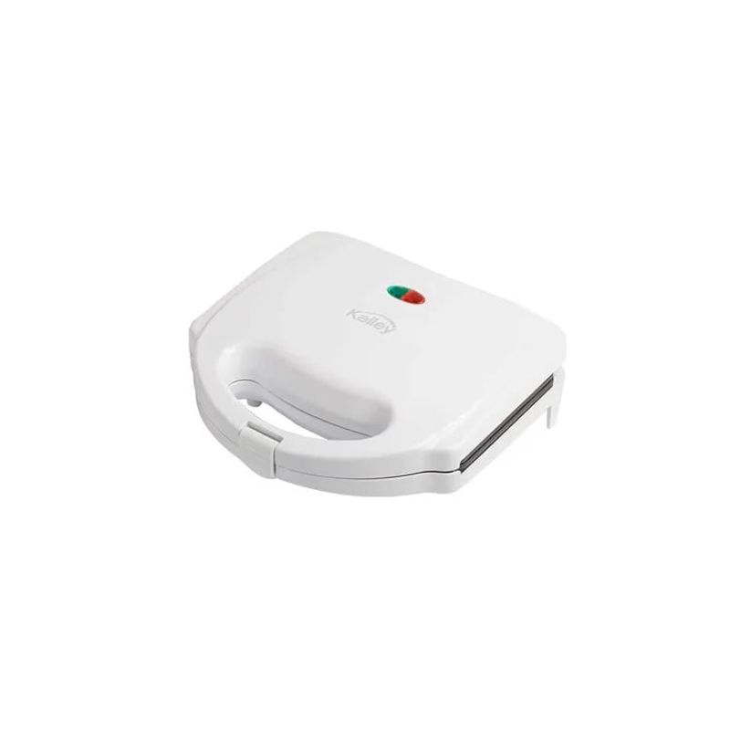 KALLEY - Sanduchera Kalley 2 Puestos Antiadherente Color Blanco 110v