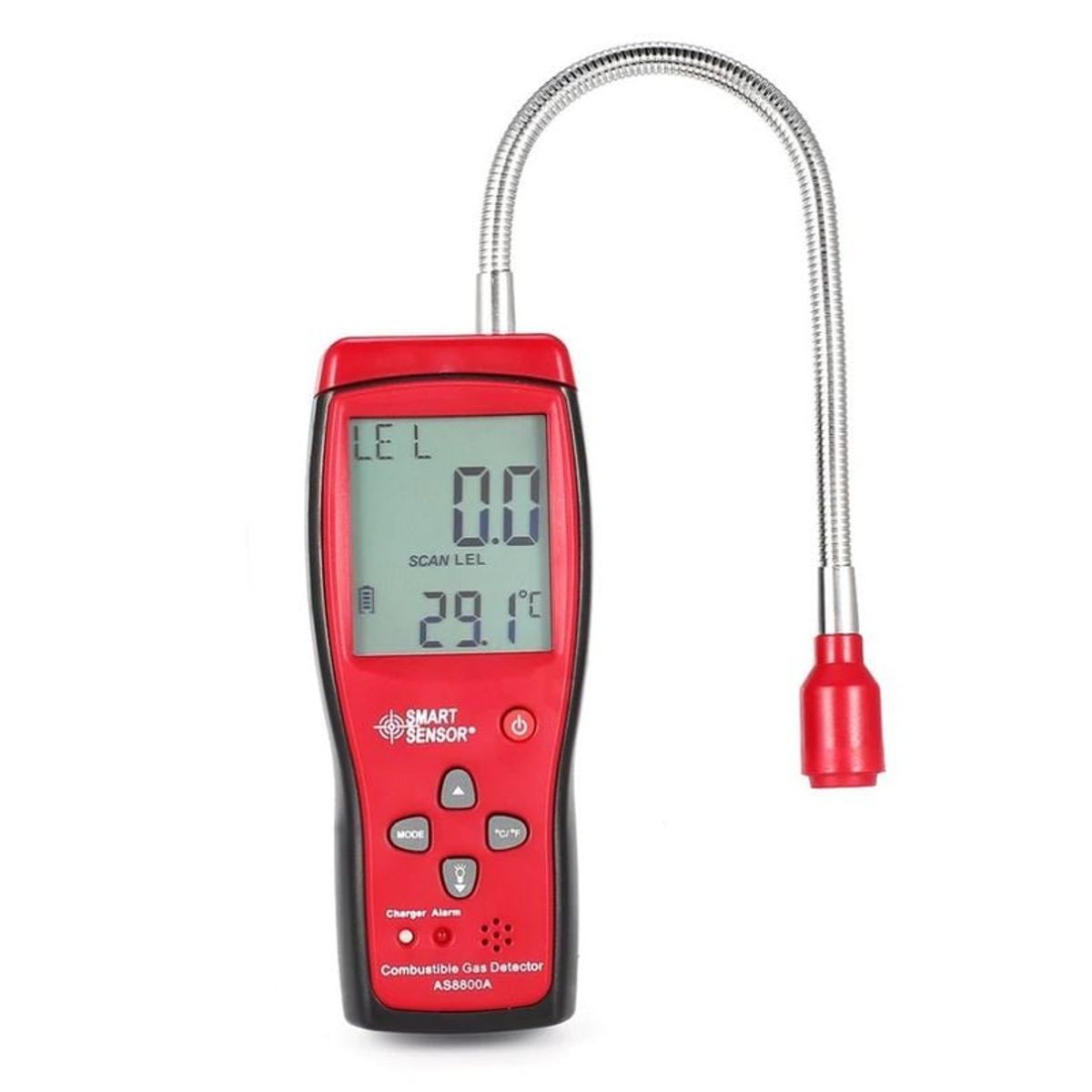 GENERICO - Detector Digital Medidor Fugas Gas Natural Propano Pantalla