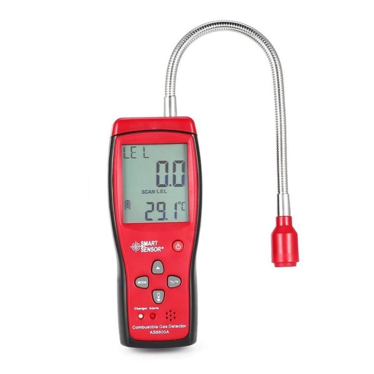 GENERICO - Detector Digital Medidor Fugas Gas Natural Propano Pantalla