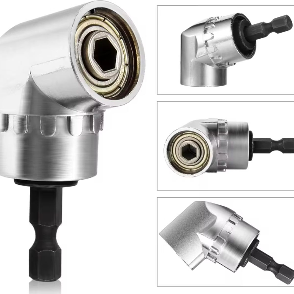 GENERICO - Adaptador Magnetico Hexagonal Puntas Taladro 105 Grados Iman