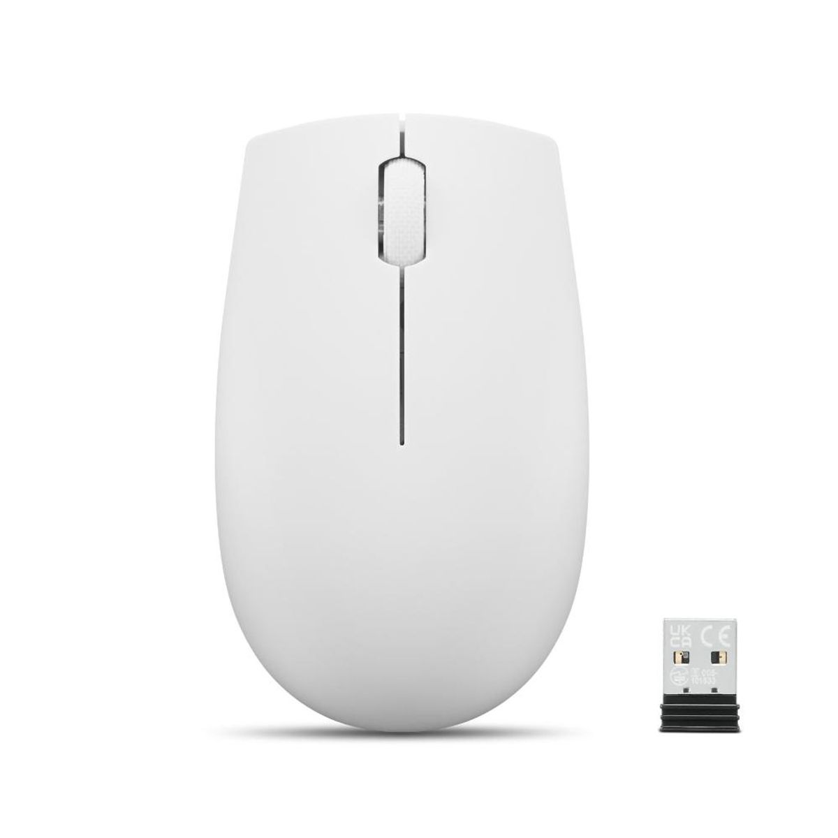 Lenovo - Mouse Lenovo 300 Inalámbrico Compacto sin batería - Gris
