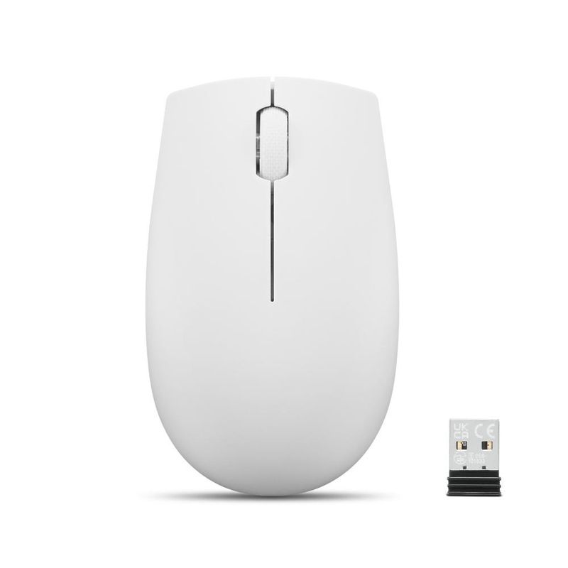 LENOVO - Mouse Lenovo 300 Inalámbrico Compacto sin batería - Gris