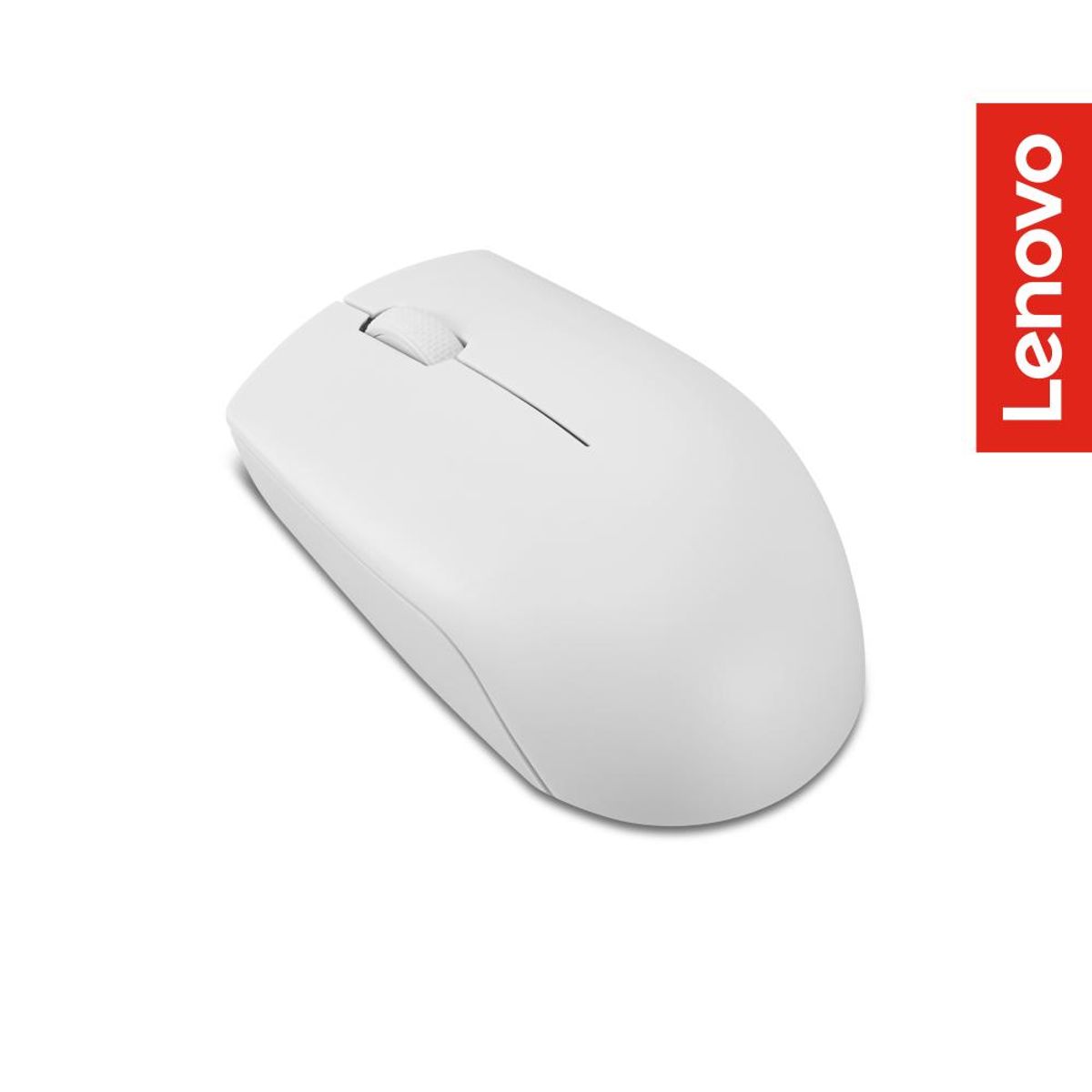 Lenovo - Mouse Lenovo 300 Inalámbrico Compacto sin batería - Gris