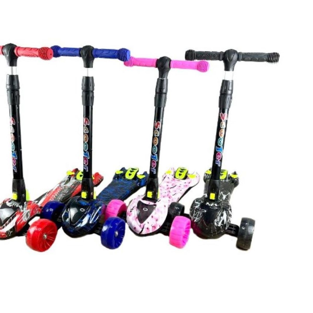 ZHOPI CO - Patineta Scooter Con Humo Para Niños Bluetooth Luces