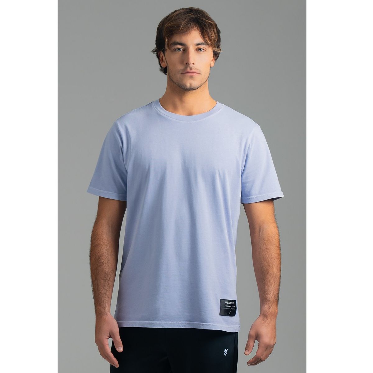 ULTIMATE FITNESS - Ultimate Camiseta Deportiva MC Hombre Purple Ash