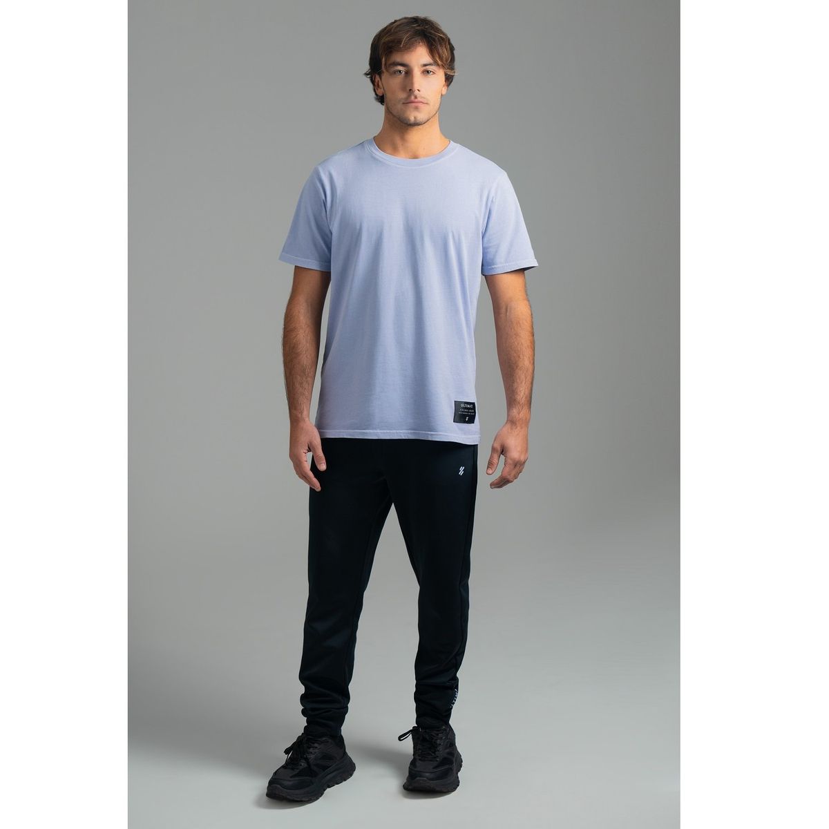 ULTIMATE FITNESS - Ultimate Camiseta Deportiva MC Hombre Purple Ash