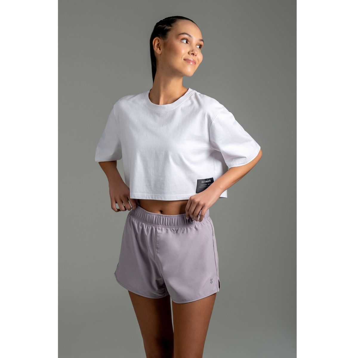 ULTIMATE FITNESS - Ultimate Camiseta Deportiva MC Mujer Blanc The Blanc