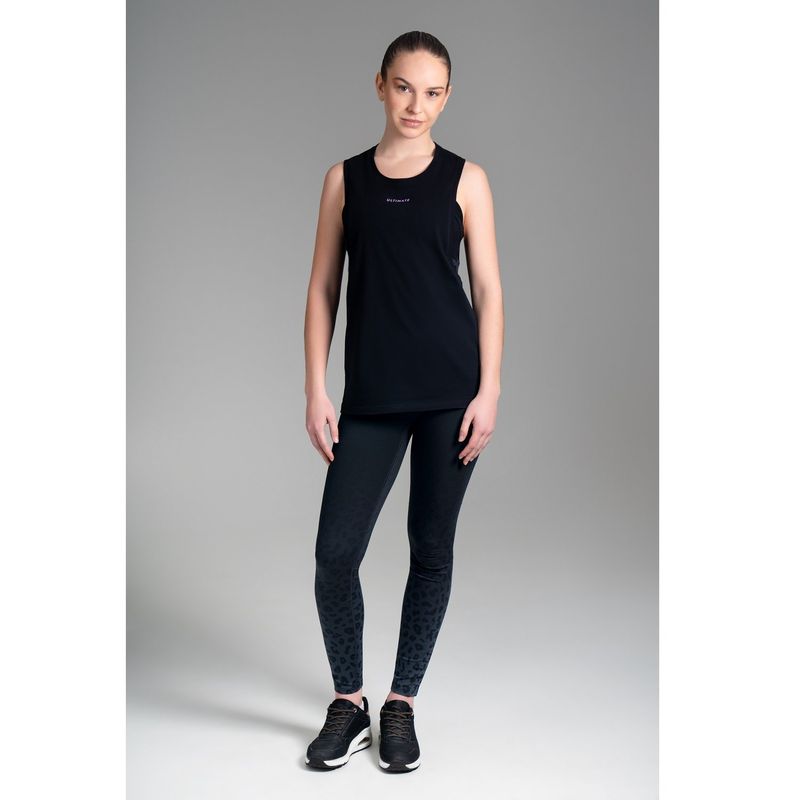 ULTIMATE FITNESS - Ultimate Camiseta Deportiva SM Mujer Black