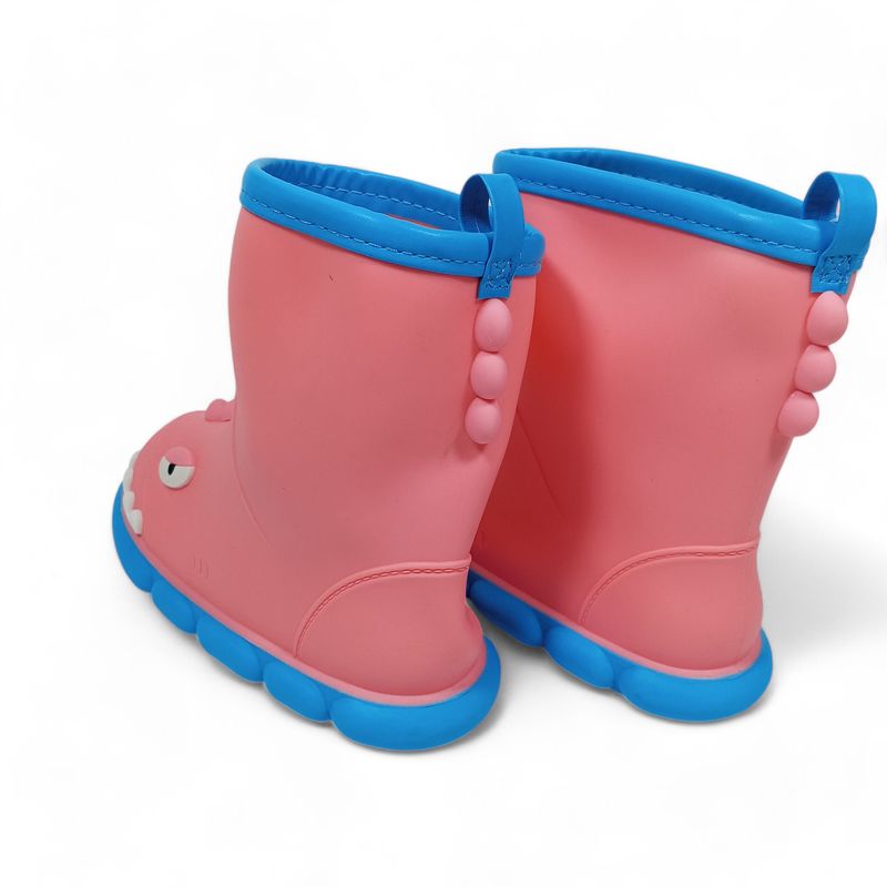 YOYOSO - BOTAS DE LLUVIA DE DINO ROSADAS - TALLA 32-33
