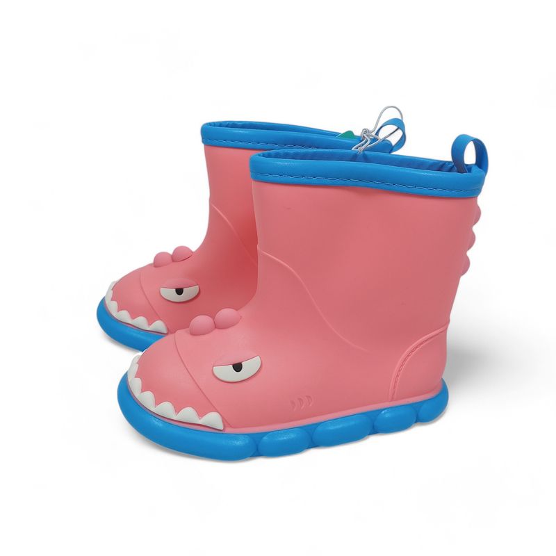 YOYOSO - BOTAS DE LLUVIA DE DINO ROSADAS - TALLA 28-29