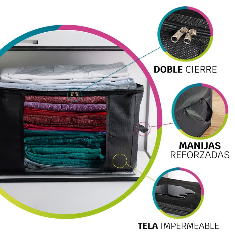 HOGARETO - Bolsa Organizador Ropa - Amplio e Impermeable