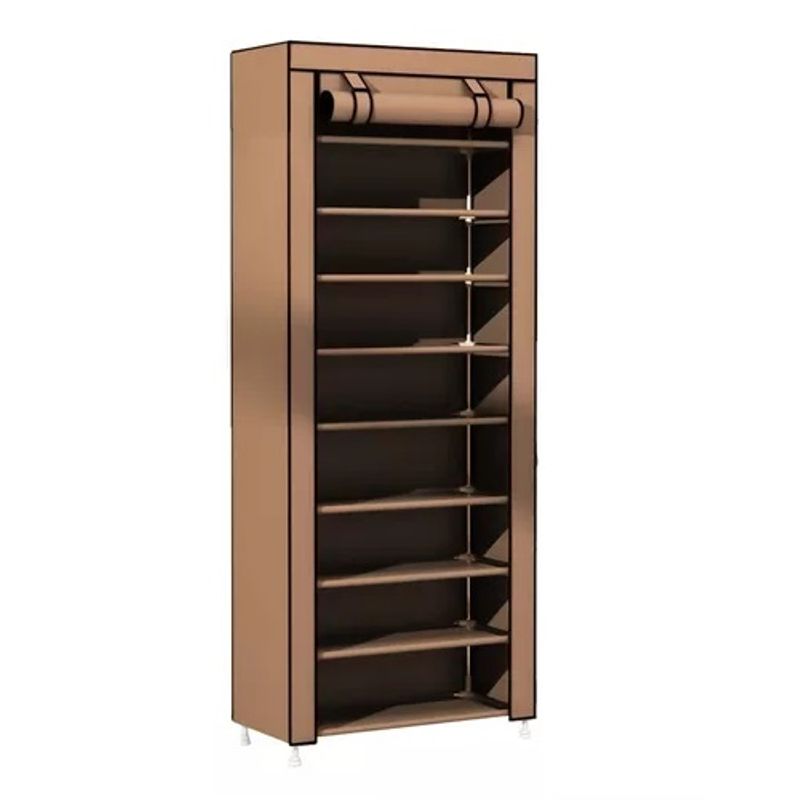 GENERICO - Zapatera Closet De 9 Niveles Armable Color marron