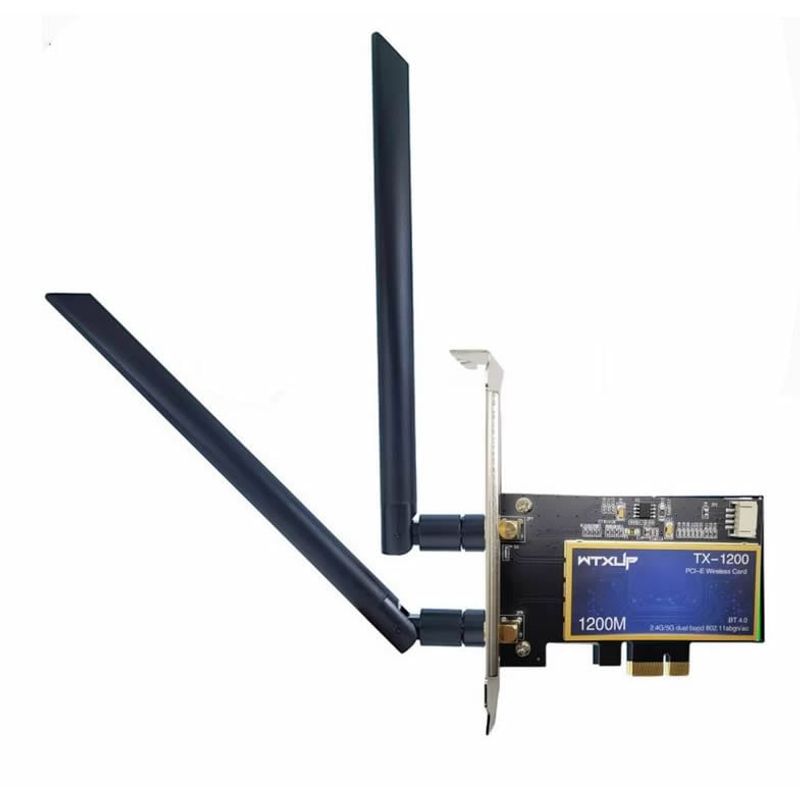 GENERICO - Tarjeta Pci-e Bluetooth 4.0 Wifi 2.5 GHz 5.0 GHz 1200mbps Doble Banda