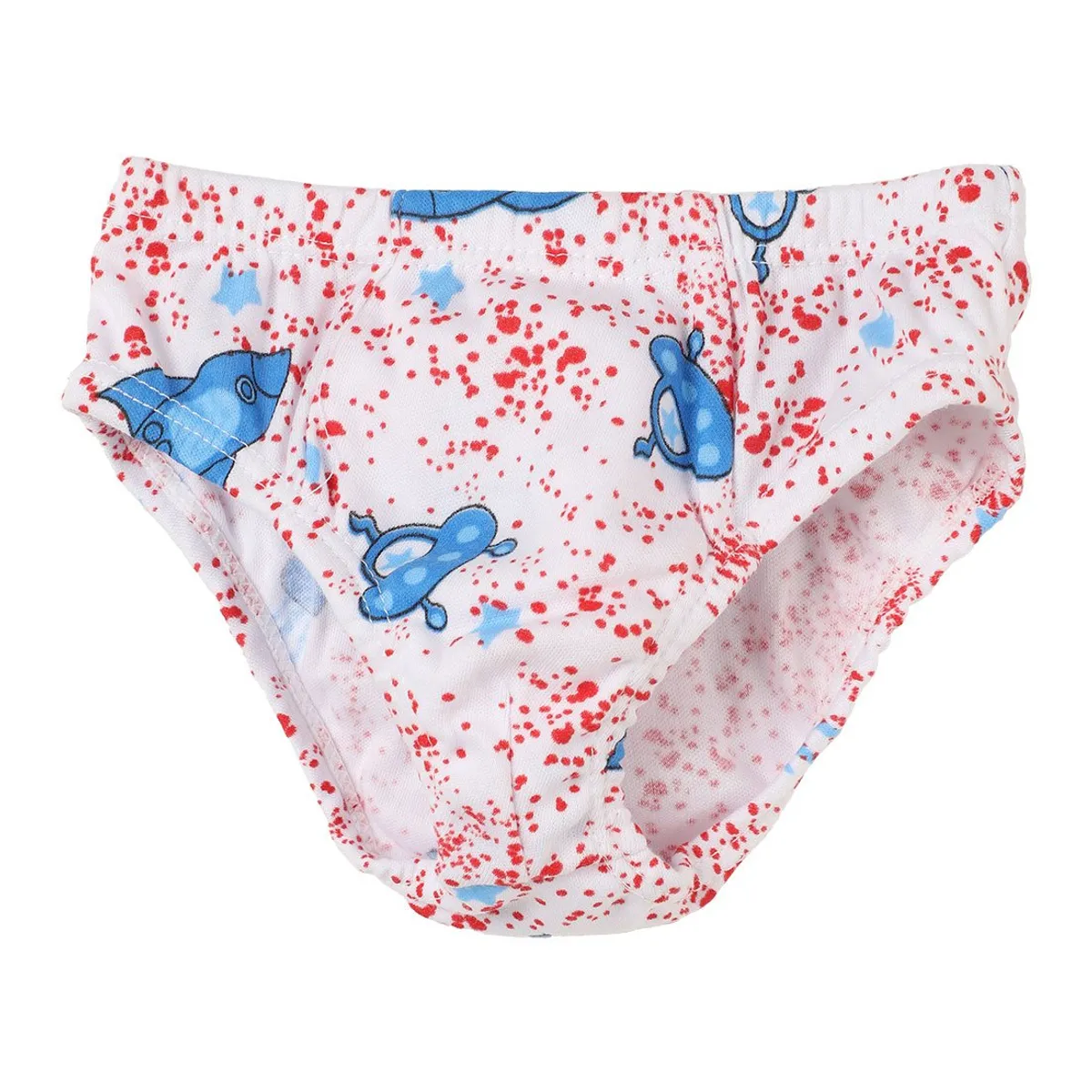 SANTANA - Pantaloncillo Niño Estampado Rojo Medio