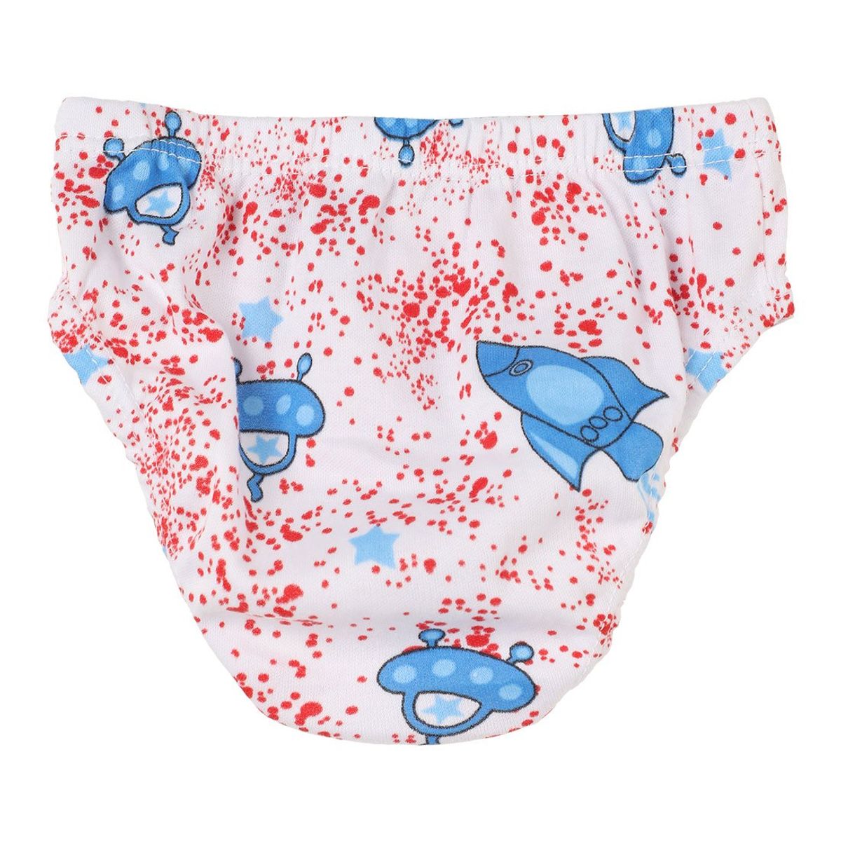 SANTANA - Pantaloncillo Niño Estampado Rojo Medio