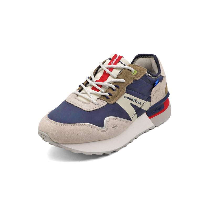 GOODYEAR - Tenis Hombre Goodyear AzulBeige CRESTONE-B