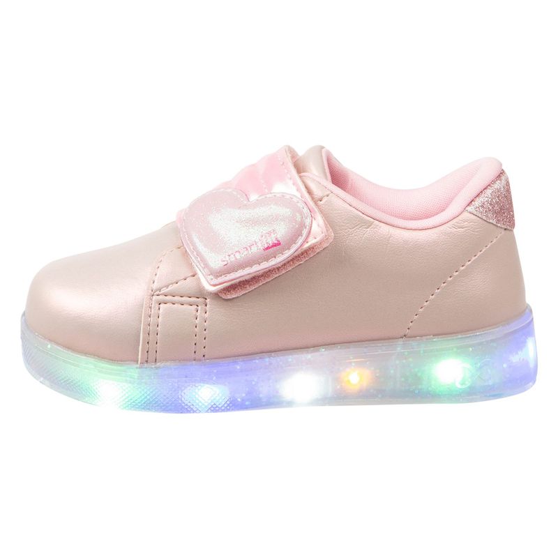SMART FIT - Zapatos Tipo Sneaker Con Luces Para Niña Pequeña Smartfit Payless Rosa
