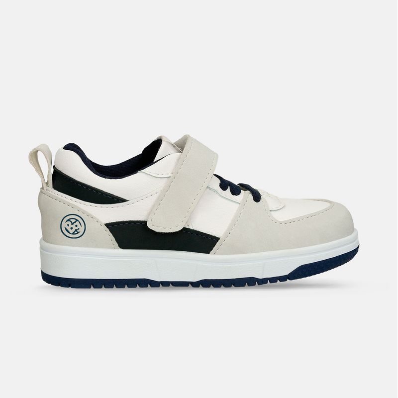 BUBBLE GUMMERS - Tenis Junior Para Niño Bubblegummers Blanco Sparky