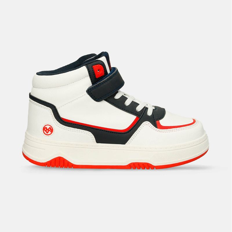 BUBBLE GUMMERS - Botas Junior Para Niño Bubblegummers Blanco-Multicolor Sirilo