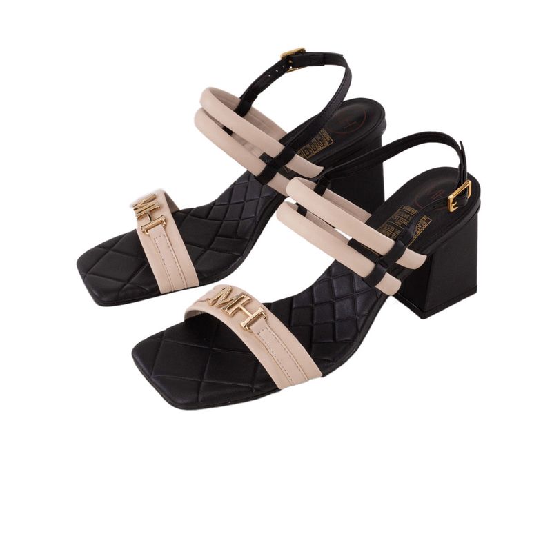 MARIO HERNANDEZ - Sandalias Barichara Negro Blanco Brisabonita